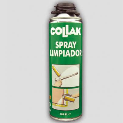 SPRAY LIMPIADOR De Espuma Poliuretano 500 Ml. COLLAK